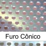 Chapa de aço microperfurada